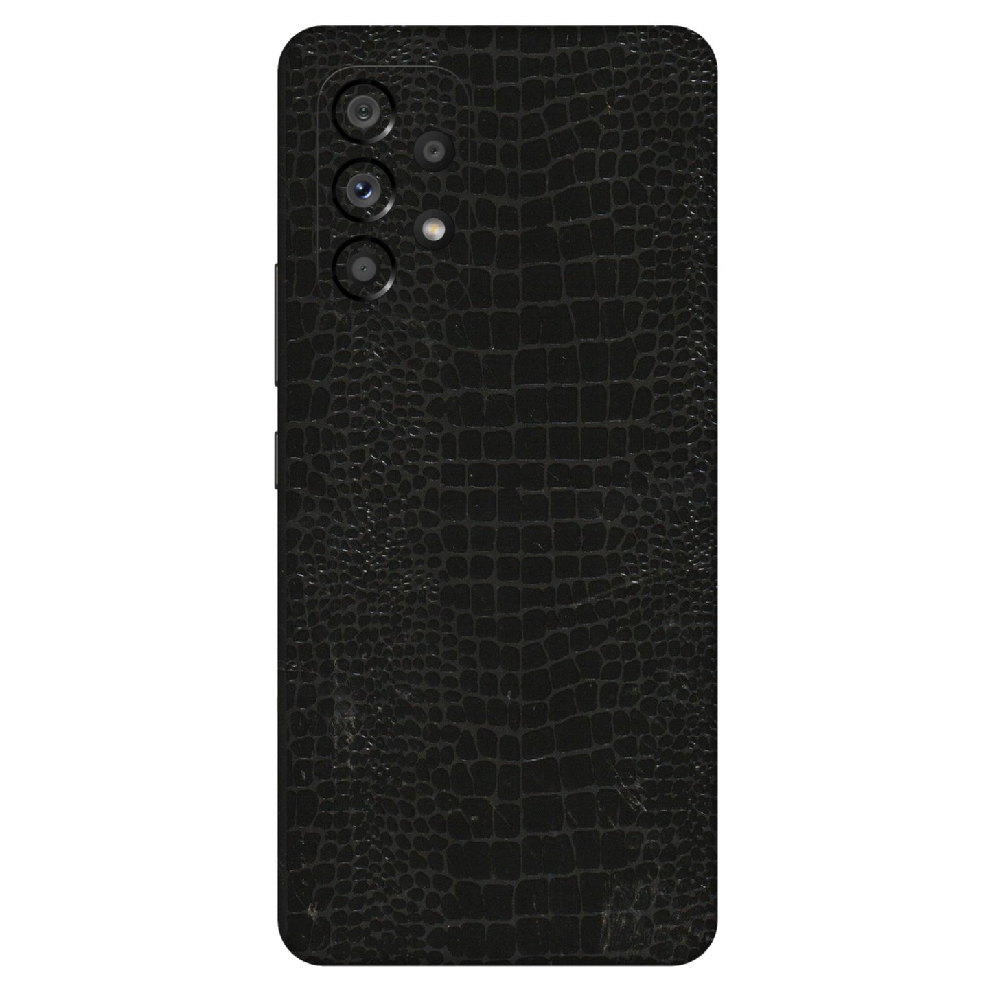 Samsung M/F/Note/Flip and C Phone Skins (All Models) - Snake Leather Black - 3D Embossed Finish (L-107) Samsung Galaxy A53 (5G)