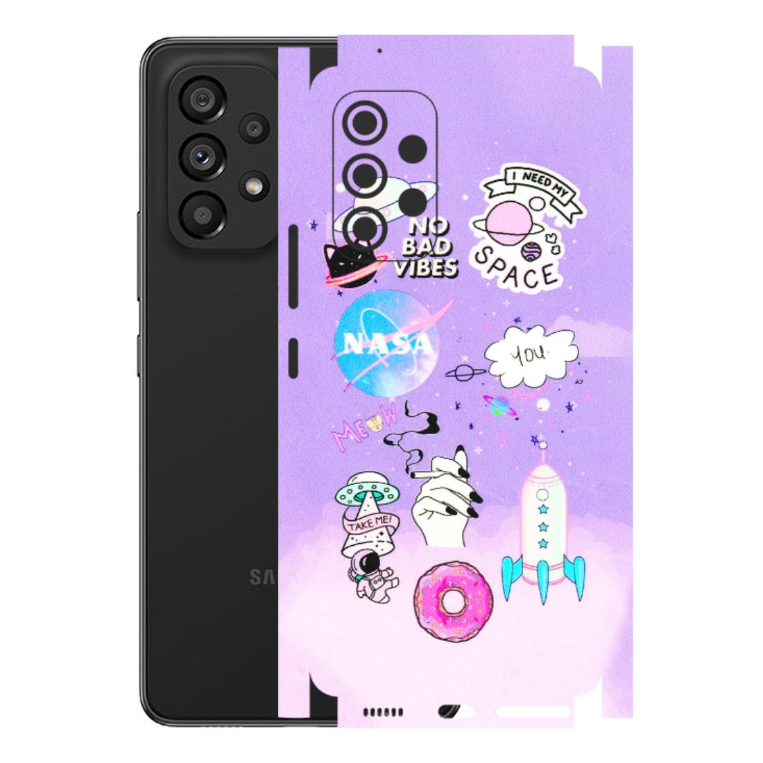 Samsung M/F/Note/Flip and C Phone Skins (All Models) - I Need My Nasa Skin - 3D Embossed Finish (L-149) Samsung Galaxy A53 (5G)
