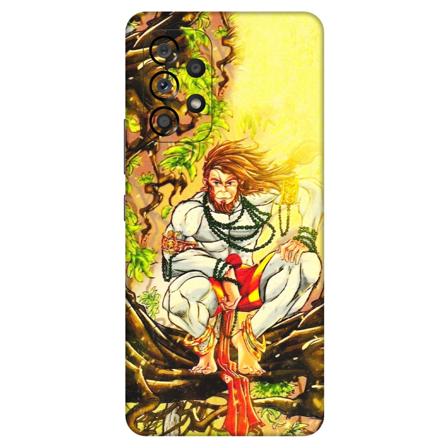 Samsung M/F/Note/Flip and C Phone Skins (All Models) - Lord Hanuman - 3D Embossed Finish (L-152) Samsung Galaxy A53 (5G)