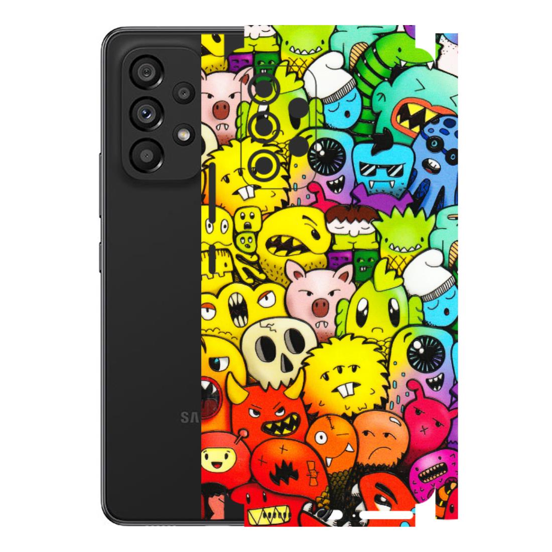 Samsung M/F/Note/Flip and C Phone Skins (All Models) - Angry Funkies - 3D Embossed Finish (L-169) Samsung Galaxy A53 (5G)