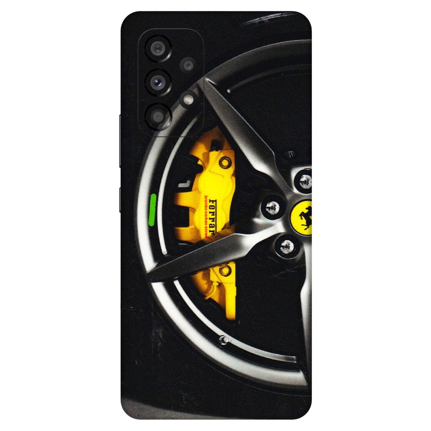 Samsung M/F/Note/Flip and C Phone Skins (All Models) - Ferrari Wheel Alloy - 3D Embossed Finish (L-173) Samsung Galaxy A53 (5G)