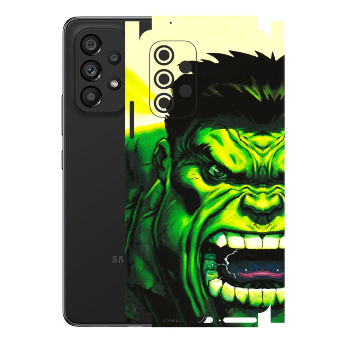Samsung M/F/Note/Flip and C Phone Skins (All Models) - Hulk - 3D Embossed Finish (L-180) Samsung Galaxy A53 (5G)