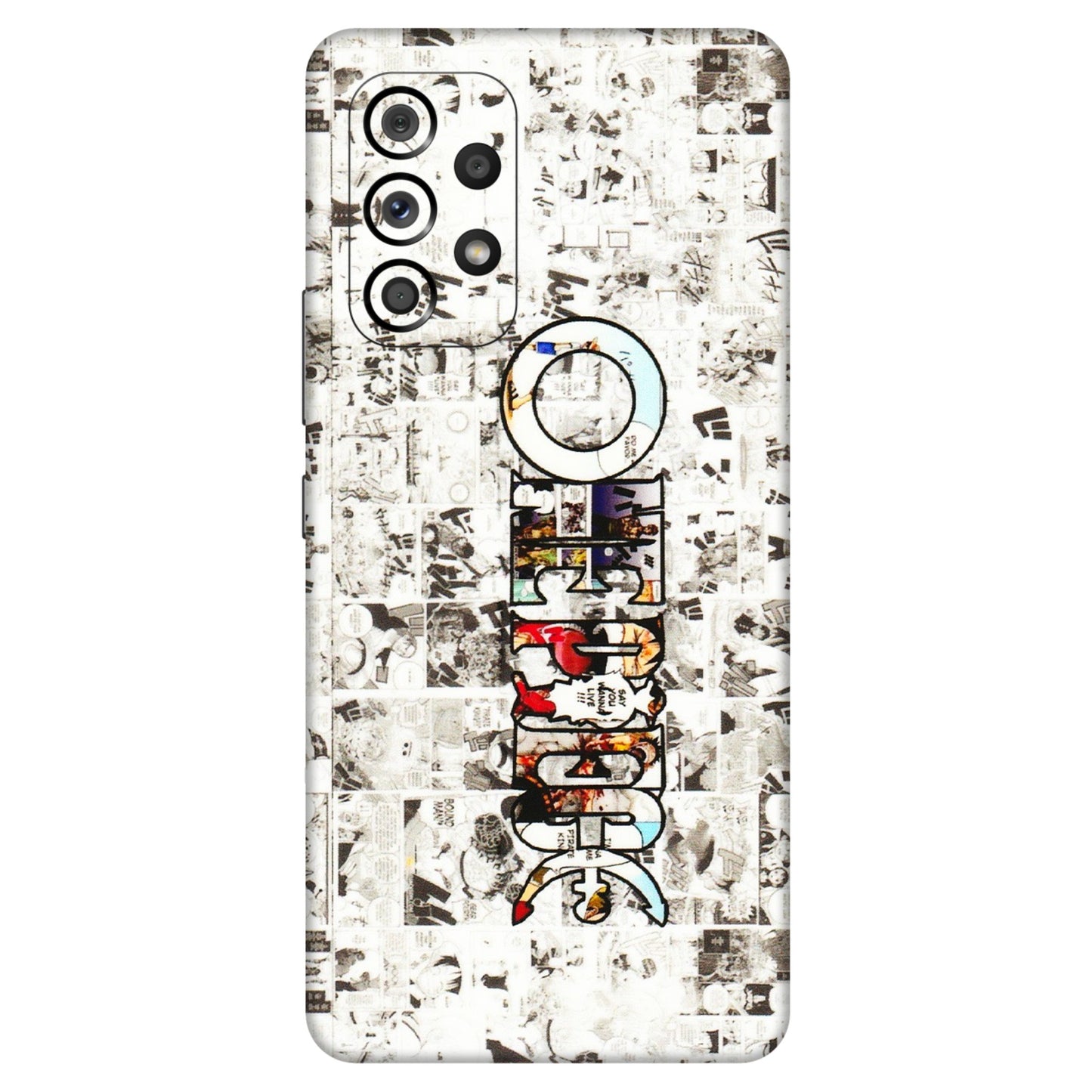 Samsung M/F/Note/Flip and C Phone Skins (All Models) - One Piece Manga - 3D Embossed Finish (L-26) Samsung Galaxy A53 (5G)