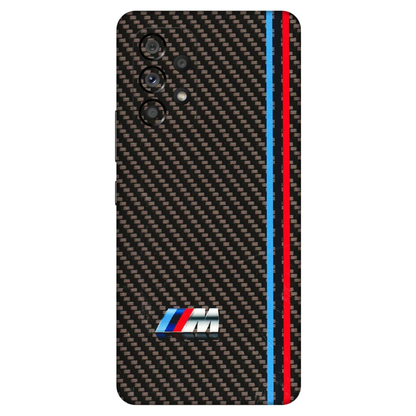 Samsung M/F/Note/Flip and C Phone Skins (All Models) - BM Carbon Fiber Feels - 3D Embossed Finish (L-38) Samsung Galaxy A53 (5G)