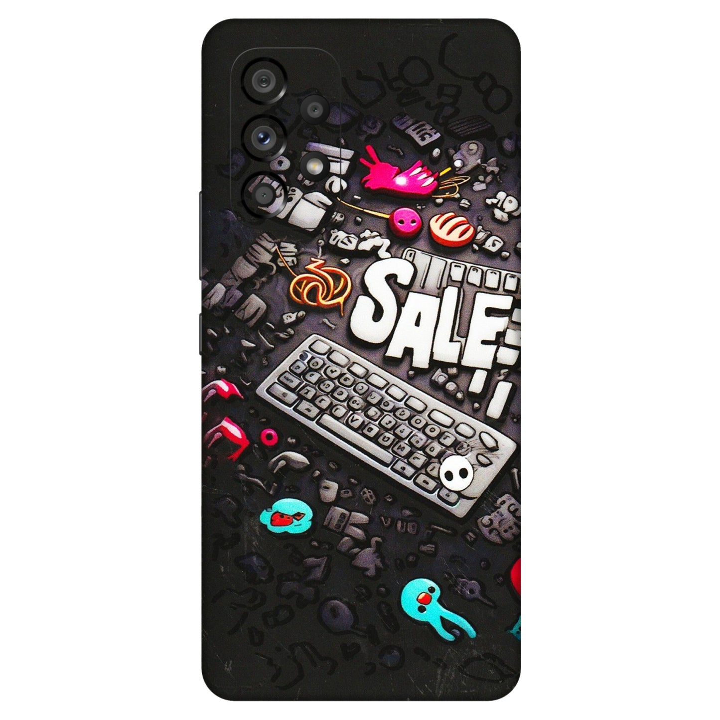 Samsung M/F/Note/Flip and C Phone Skins (All Models) - Gadgets Sale - 3D Embossed Finish (L-50) Samsung Galaxy A53 (5G)