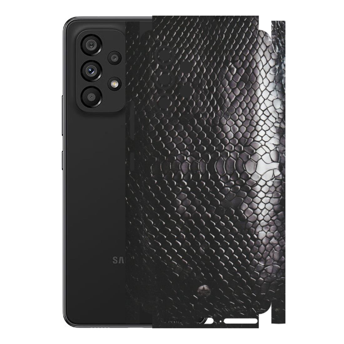Samsung M/F/Note/Flip and C Phone Skins (All Models) - Black Snack Leather - Matte Finish (M-147) Samsung Galaxy A53 (5G)