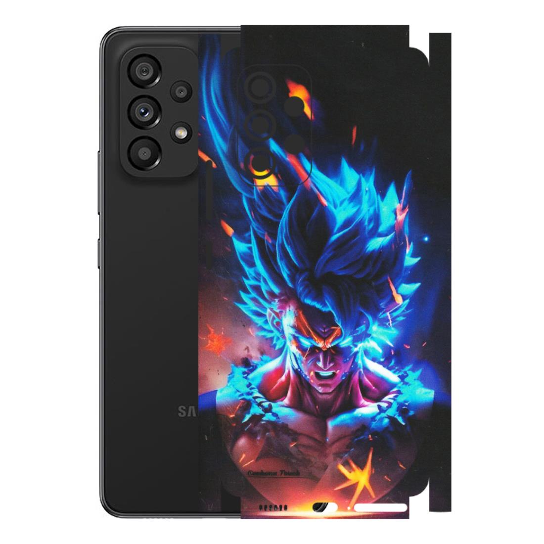 Samsung M/F/Note/Flip and C Phone Skins (All Models) - Angry Goku Dragon Ball Anime - Matte Finish (M-150) Samsung Galaxy A53 (5G)