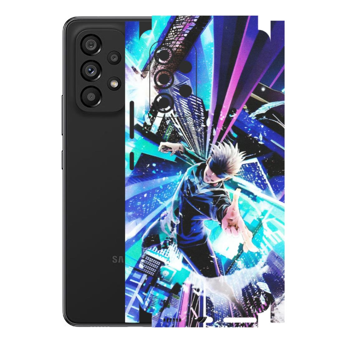 Samsung M/F/Note/Flip and C Phone Skins (All Models) - Manga Action Jujustu Kaisen Anime - Matte Finish (M-155) Samsung Galaxy A53 (5G)