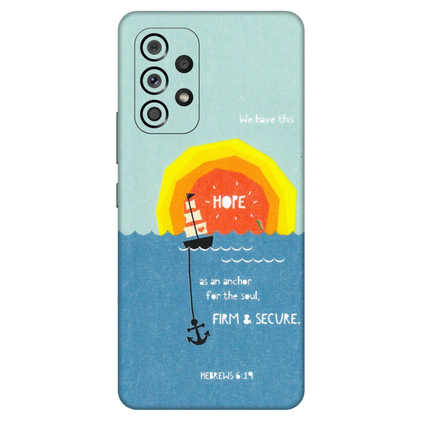 Samsung M/F/Note/Flip and C Phone Skins (All Models) - A Beautiful Sunset of Hope - Matte Finish (M-75) Samsung Galaxy A53 (5G)