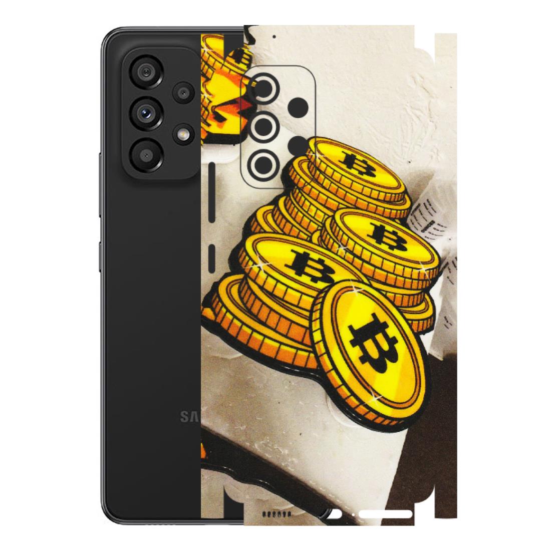 Samsung M/F/Note/Flip and C Phone Skins (All Models) - Billionaire Bitcoin Collection - Matte Finish (M-92) Samsung Galaxy A53 (5G)