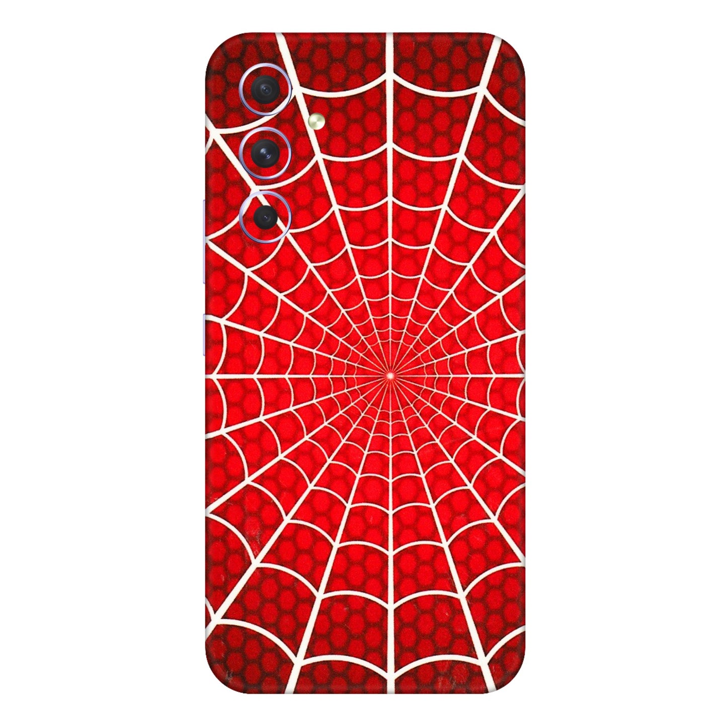 Samsung A/S Series Phone Skins (All Models) - Classic Spidey Web - 3D Embossed Finish (L-115) Samsung Galaxy A54 (5G)
