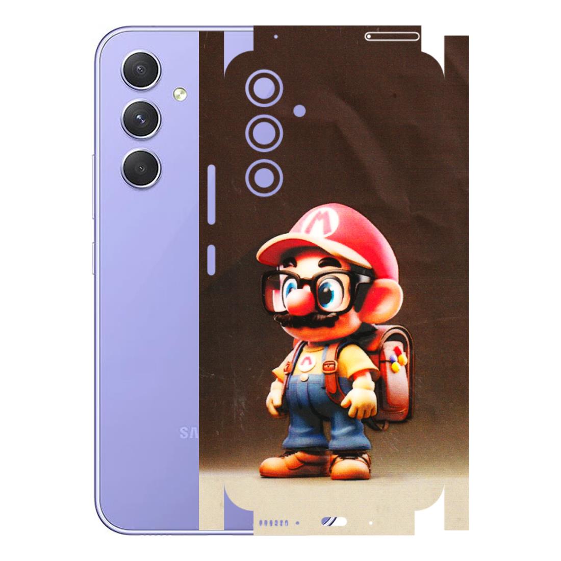 Samsung A/S Series Phone Skins (All Models) - Little Mario - 3D Embossed Finish (L-119) Samsung Galaxy A54 (5G)