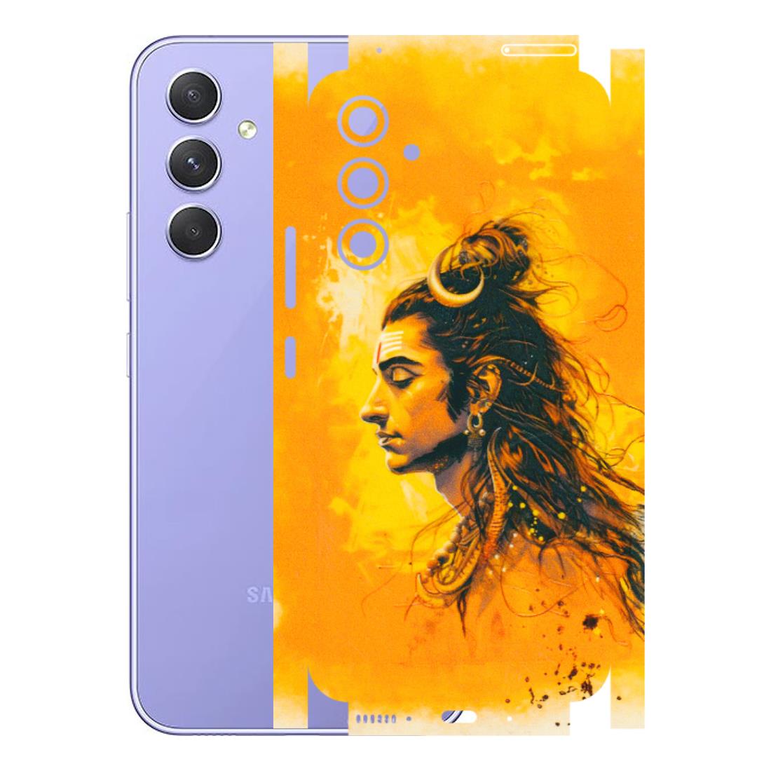 Samsung A/S Series Phone Skins (All Models) - Shiv Shakti - 3D Embossed Finish (L-14) Samsung Galaxy A54 (5G)