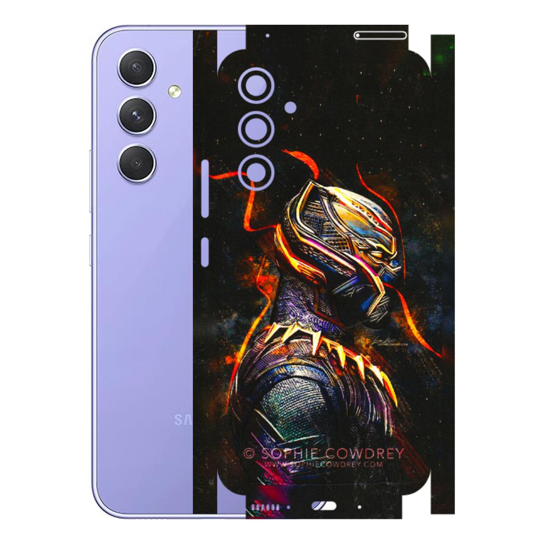 Samsung A/S Series Phone Skins (All Models) - Black Panther - 3D Embossed Finish (L-190) Samsung Galaxy A54 (5G)