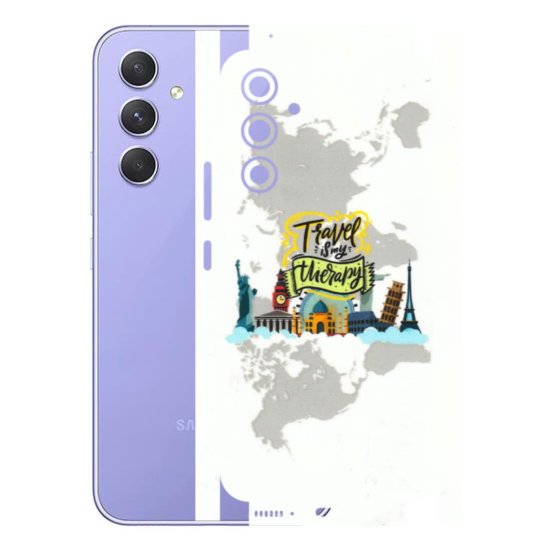 Samsung A/S Series Phone Skins (All Models) - Travel Therapy - 3D Embossed Finish (L-199) Samsung Galaxy A54 (5G)