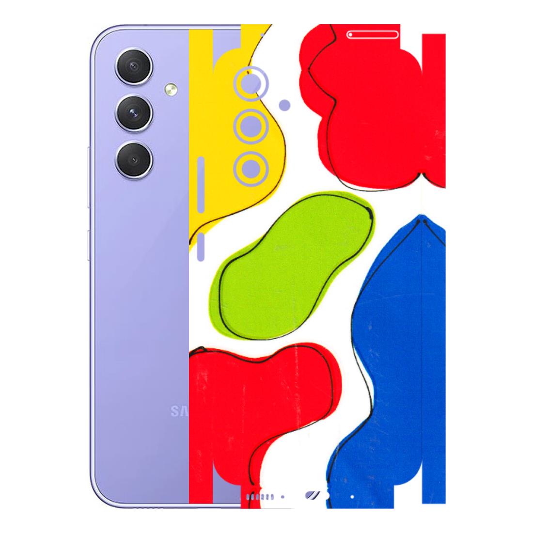 Samsung A/S Series Phone Skins (All Models) - RGB Colour Paint - 3D Embossed Finish (L-284) Samsung Galaxy A54 (5G)