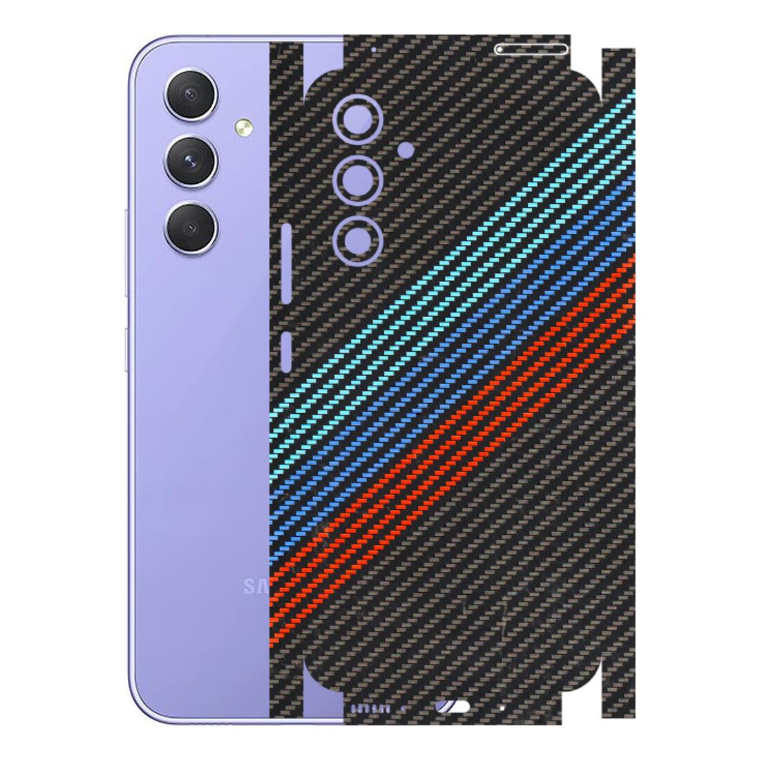 Samsung A/S Series Phone Skins (All Models) - Carbon BM - 3D Embossed Finish (L-302) Samsung Galaxy A54 (5G)