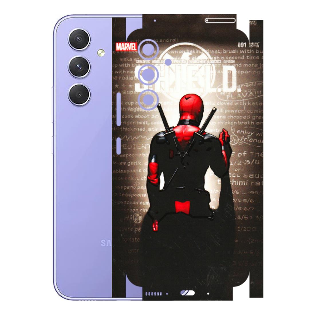 Samsung A/S Series Phone Skins (All Models) - Deadpool - 3D Embossed Finish (L-56) Samsung Galaxy A54 (5G)