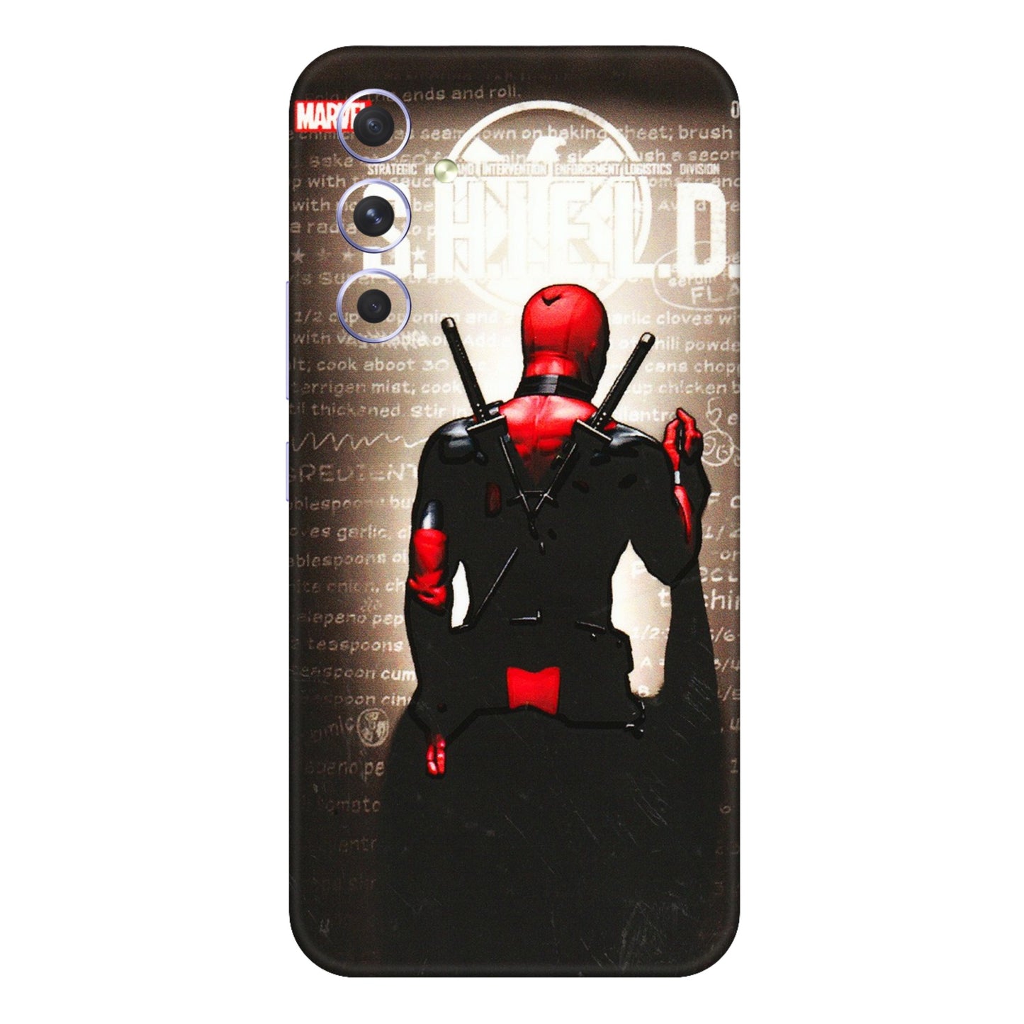 Samsung A/S Series Phone Skins (All Models) - Deadpool - 3D Embossed Finish (L-56) Samsung Galaxy A54 (5G)