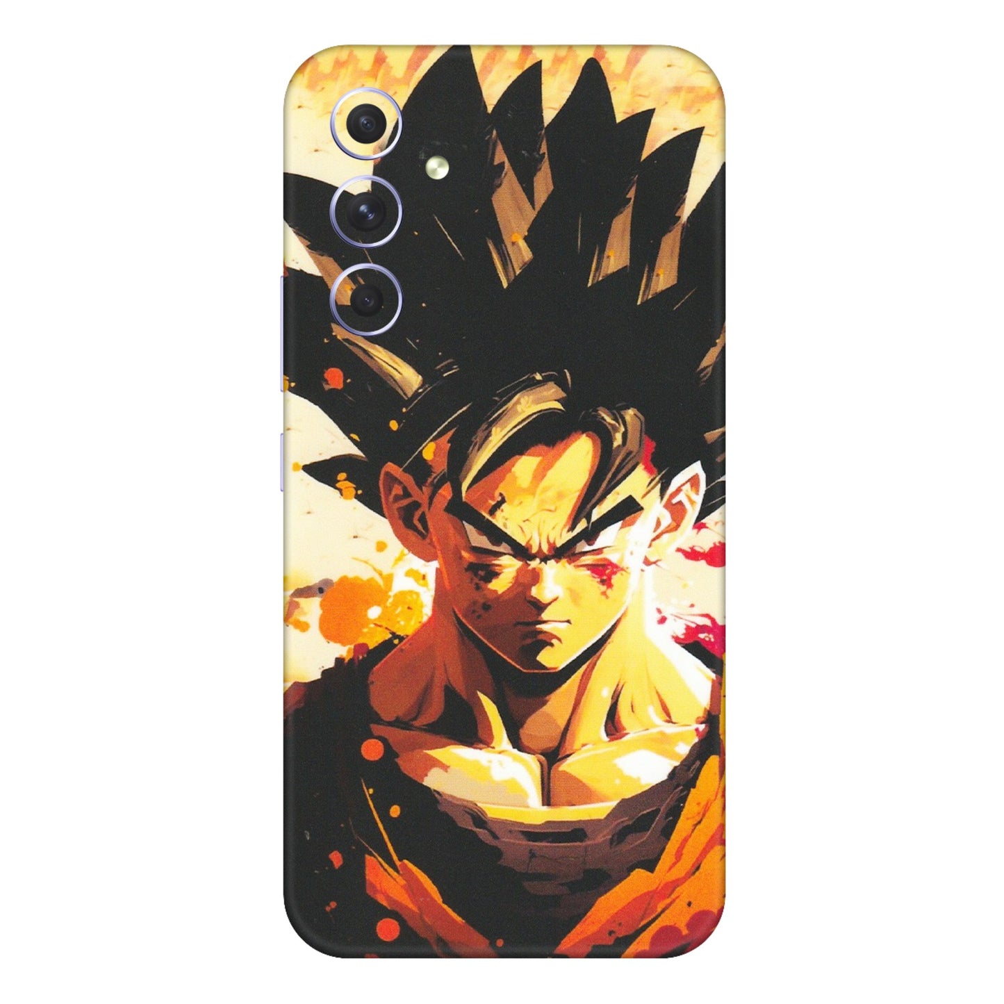 Samsung A/S Series Phone Skins (All Models) - Angry Goku - Matte Finish (M-12) Samsung Galaxy A54 (5G)