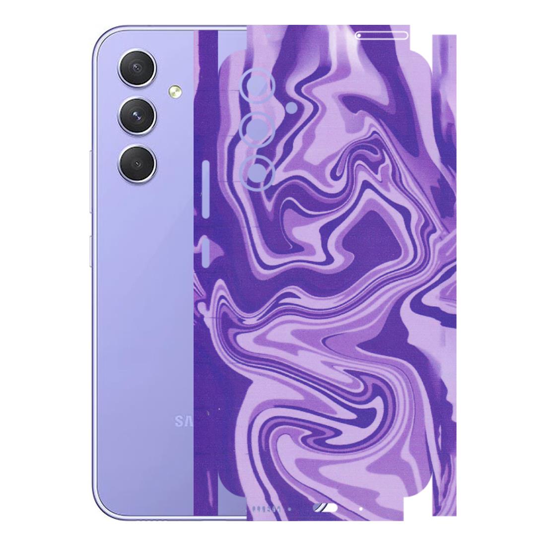 Samsung A/S Series Phone Skins (All Models) - Hazy Purple Nights - Matte Finish (M-14) Samsung Galaxy A54 (5G)