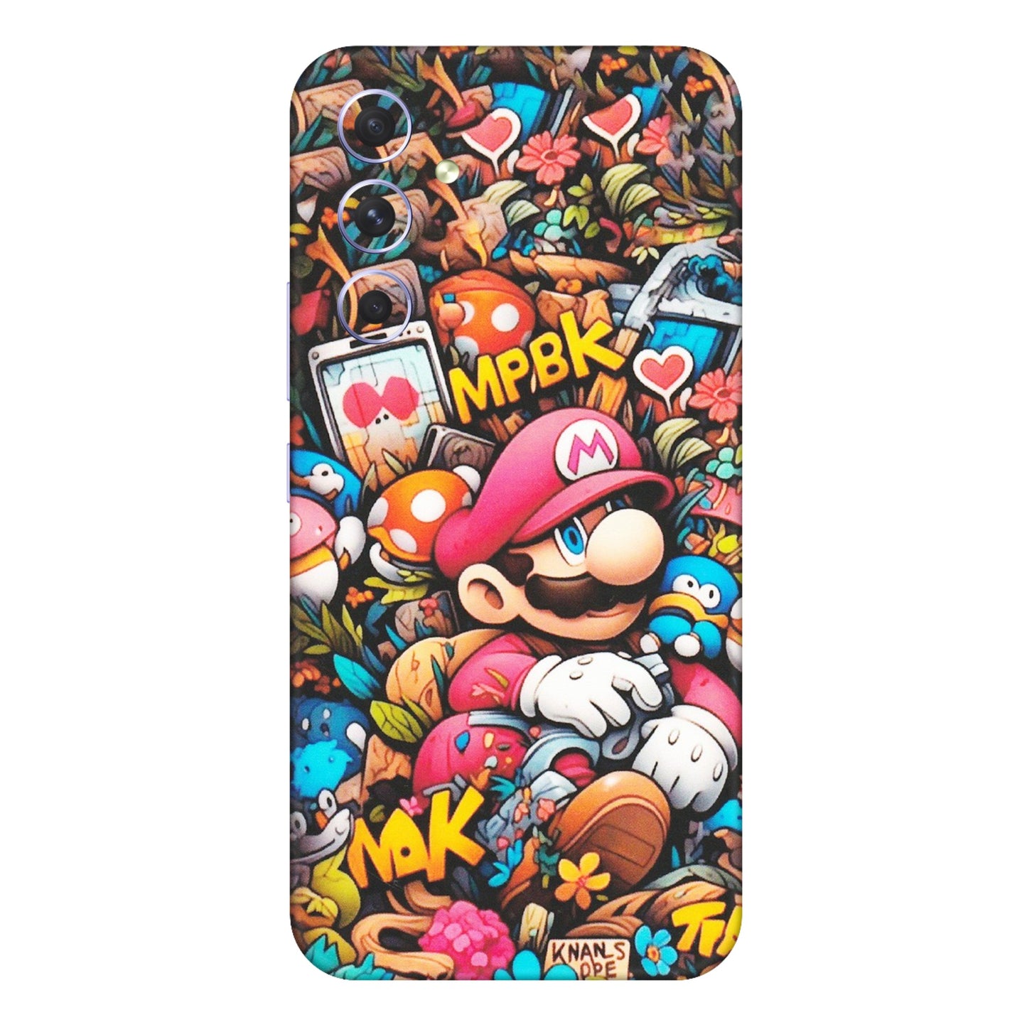 Samsung A/S Series Phone Skins (All Models) - Super Mario Bros Artistic - Matte Finish (M-173) Samsung Galaxy A54 (5G)