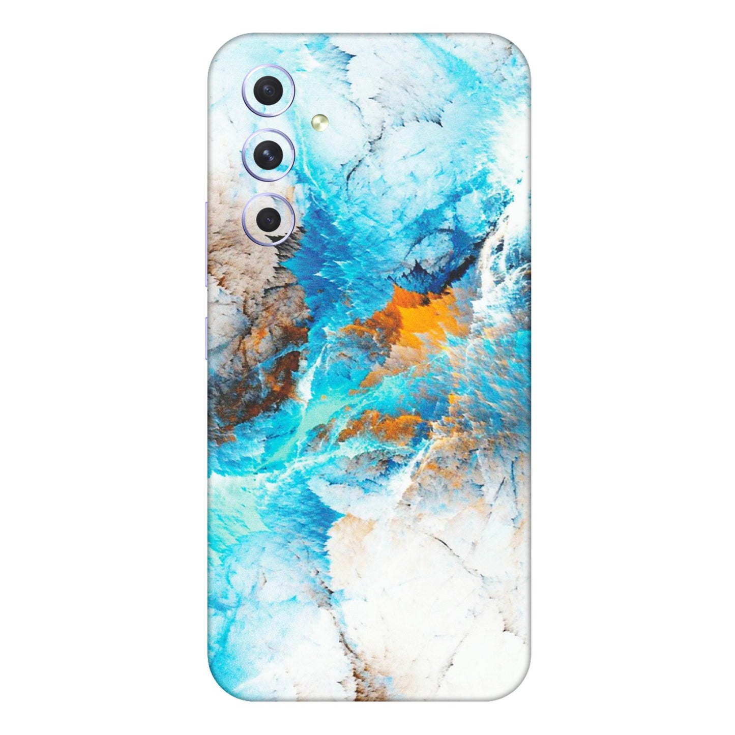 Samsung A/S Series Phone Skins (All Models) - Blue Waves Abstract - Matte Finish (M-19) Samsung Galaxy A54 (5G)