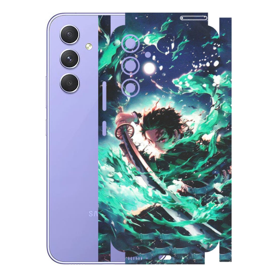 Samsung A/S Series Phone Skins (All Models) - Sword Fighter Anime - Matte Finish (M-29) Samsung Galaxy A54 (5G)