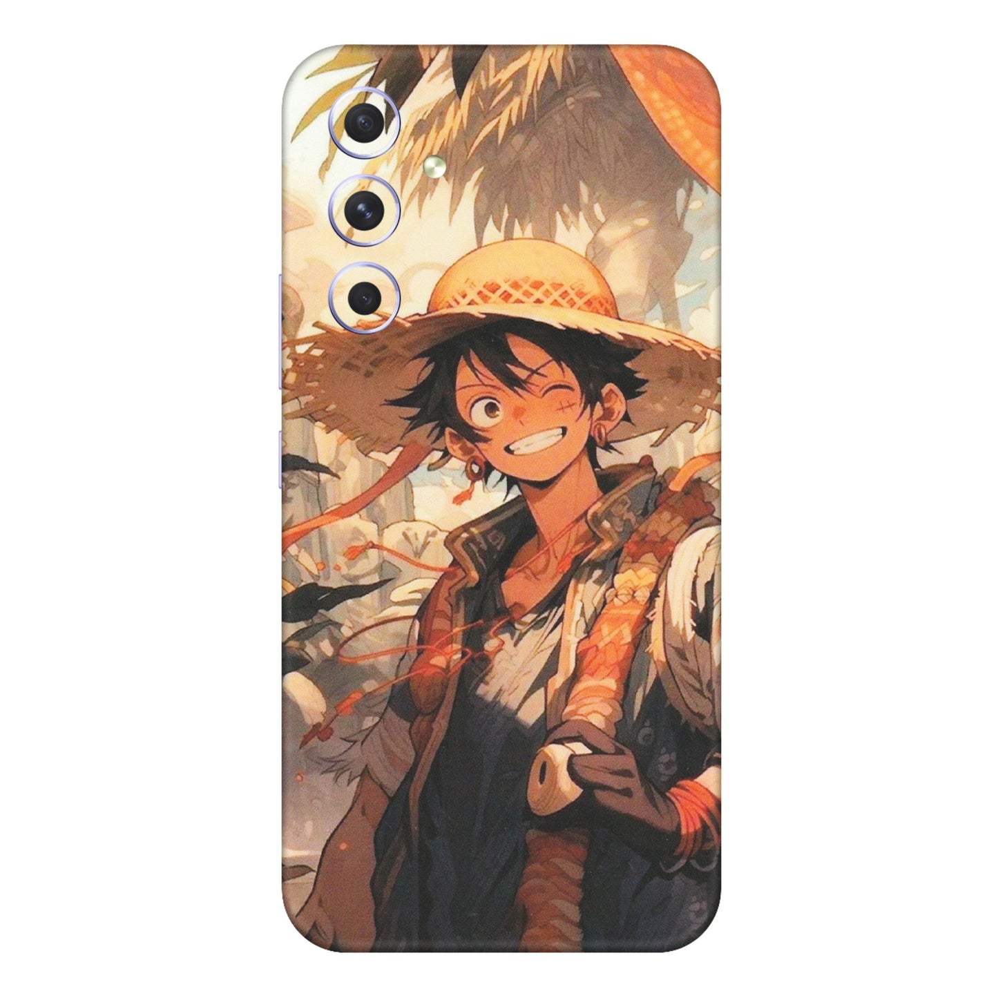 Samsung A/S Series Phone Skins (All Models) - Anime Character Smile - Matte Finish (M-33) Samsung Galaxy A54 (5G)