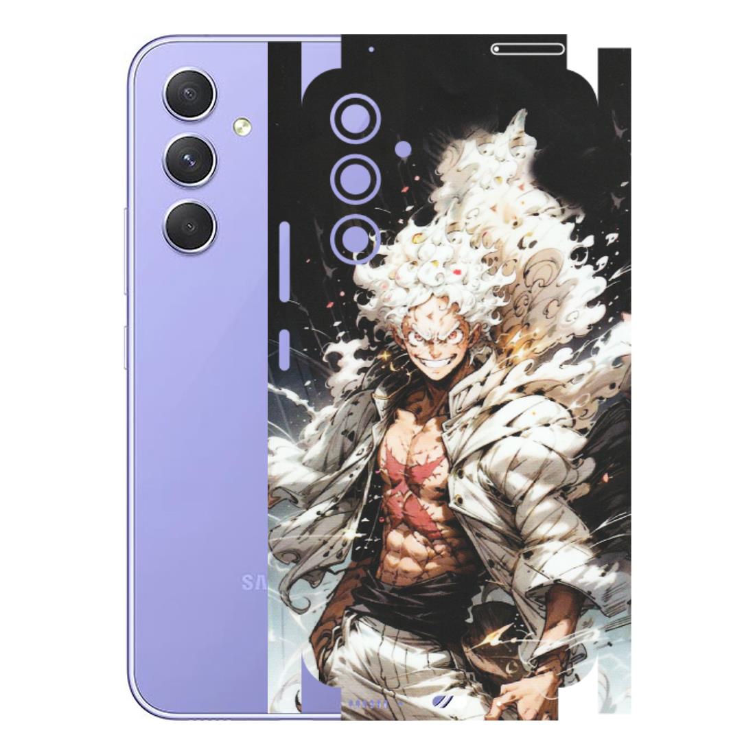 Samsung A/S Series Phone Skins (All Models) - Anime Angry Classy Character - Matte Finish (M-34) Samsung Galaxy A54 (5G)