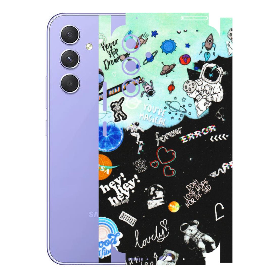 Samsung A/S Series Phone Skins (All Models) - Living In A Space Dream - Matte Finish (M-46) Samsung Galaxy A54 (5G)