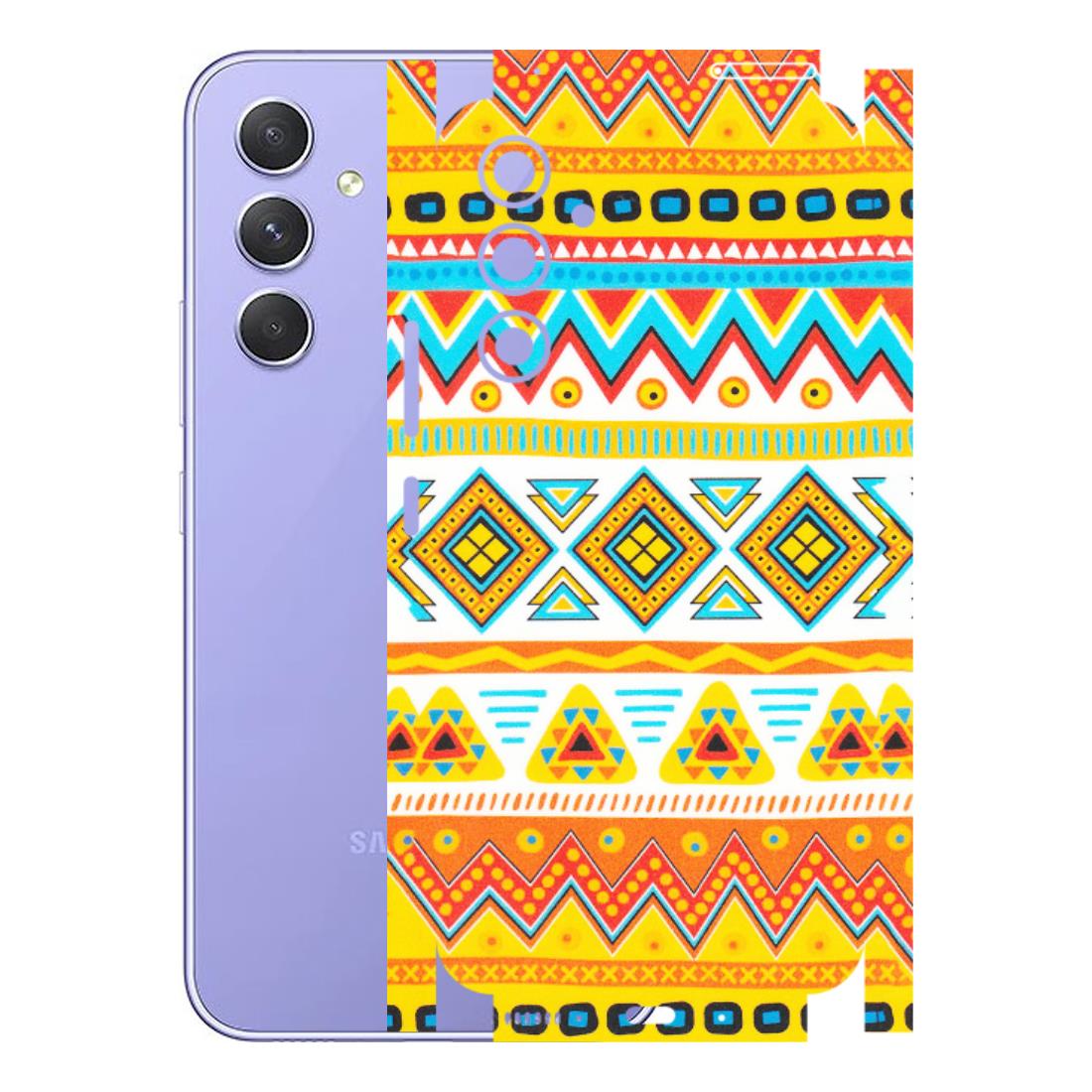 Samsung A/S Series Phone Skins (All Models) - Mexican Abstract - Matte Finish (M-71) Samsung Galaxy A54 (5G)