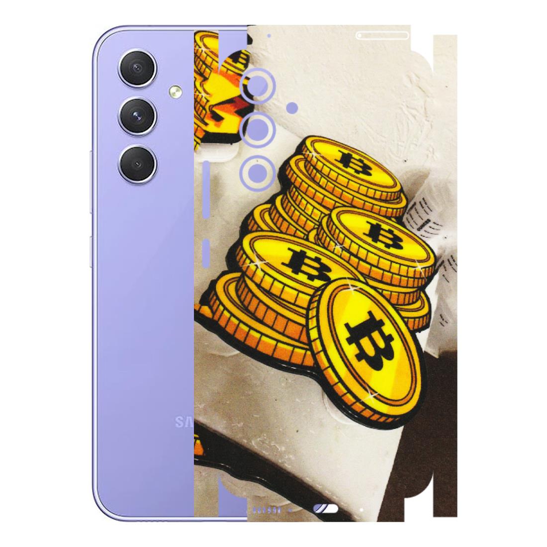 Samsung A/S Series Phone Skins (All Models) - Billionaire Bitcoin Collection - Matte Finish (M-92) Samsung Galaxy A54 (5G)