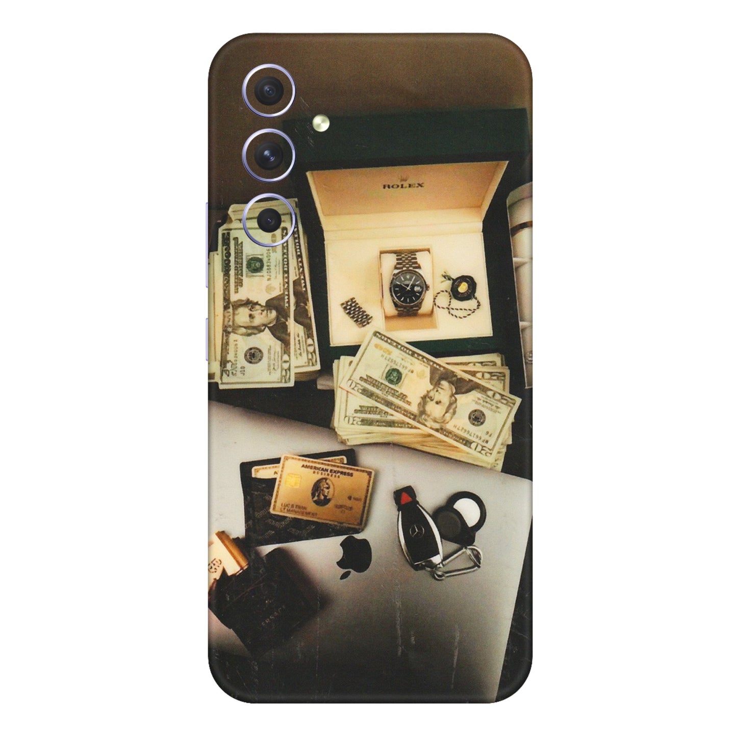 Samsung A/S Series Phone Skins (All Models) - Luxury Lifestyle - Transparent Finish (T-11) Samsung Galaxy A54 (5G)