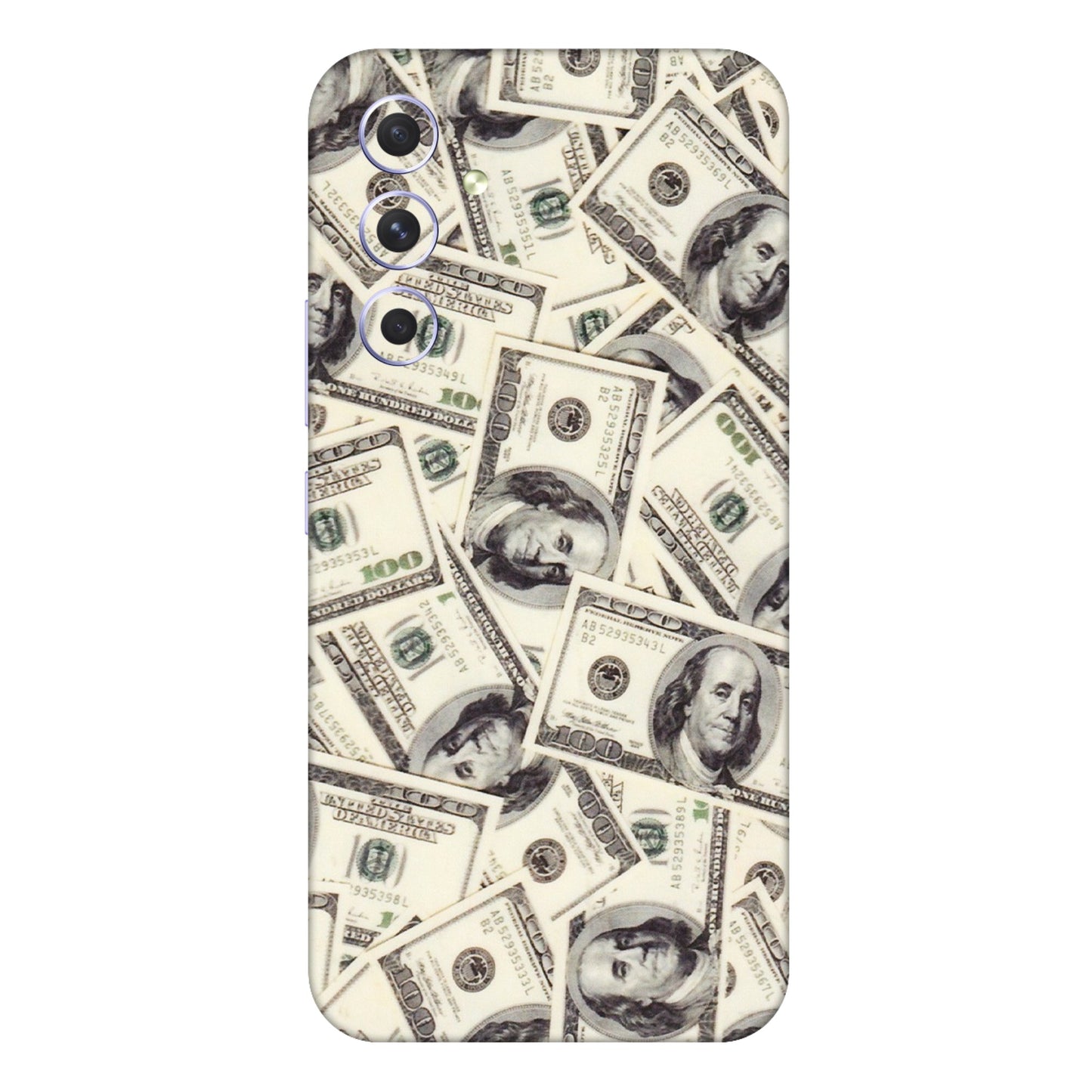 Samsung A/S Series Phone Skins (All Models) - Dollar Lover - Transparent Finish (T-17) Samsung Galaxy A54 (5G)