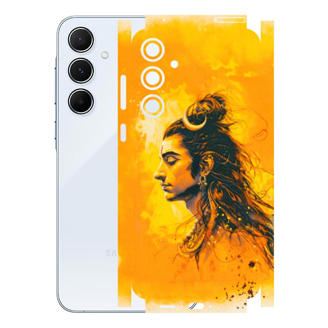 Samsung A/S Series Phone Skins (All Models) - Shiv Shakti - 3D Embossed Finish (L-14) Samsung Galaxy A55 (5G)