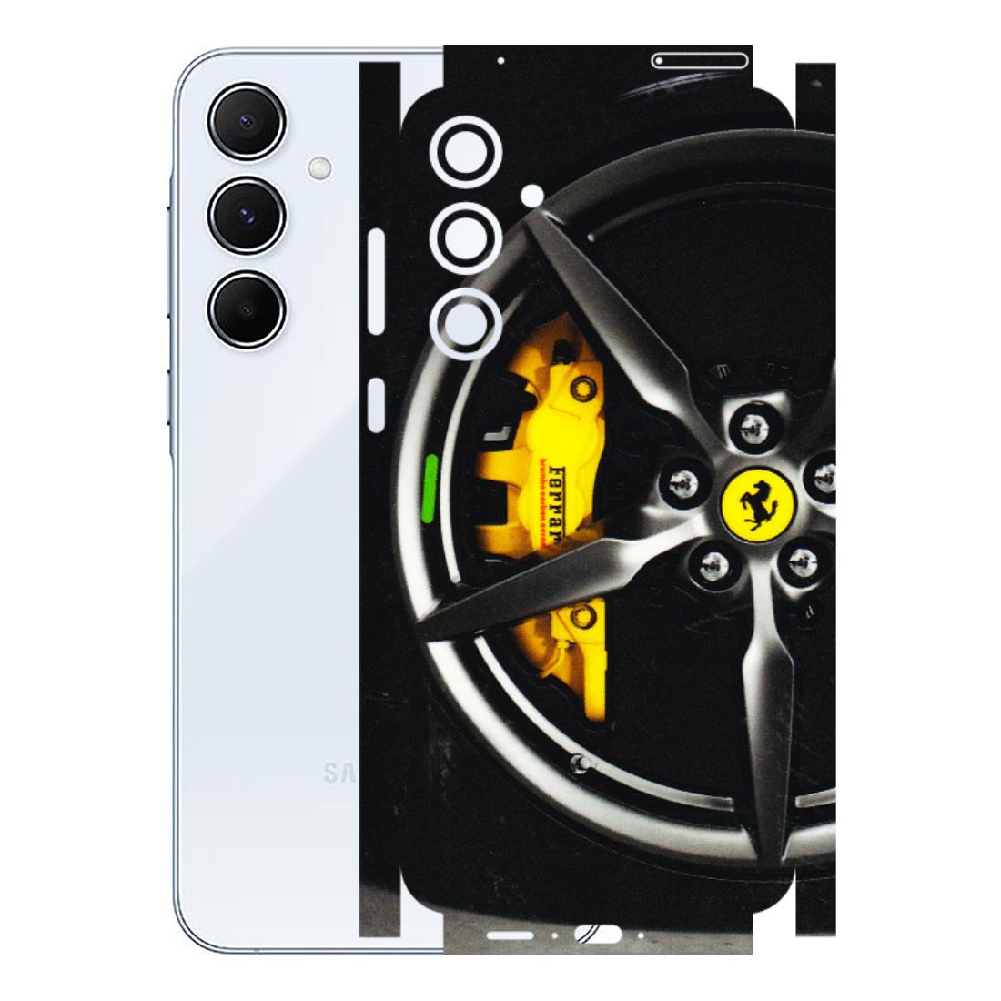 Samsung A/S Series Phone Skins (All Models) - Ferrari Wheel Alloy - 3D Embossed Finish (L-173) Samsung Galaxy A55 (5G)