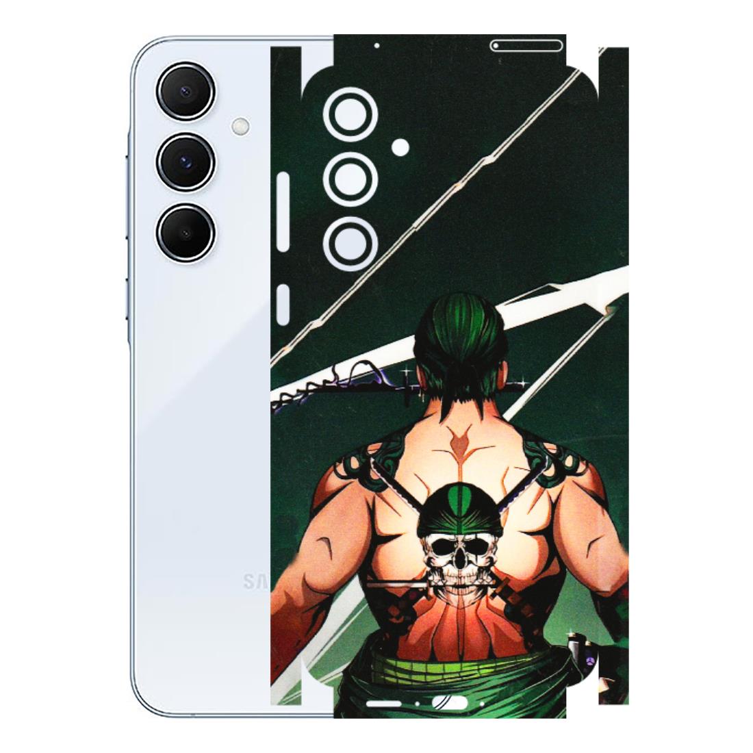 Samsung A/S Series Phone Skins (All Models) - Zoro Anime - 3D Embossed Finish (L-23) Samsung Galaxy A55 (5G)