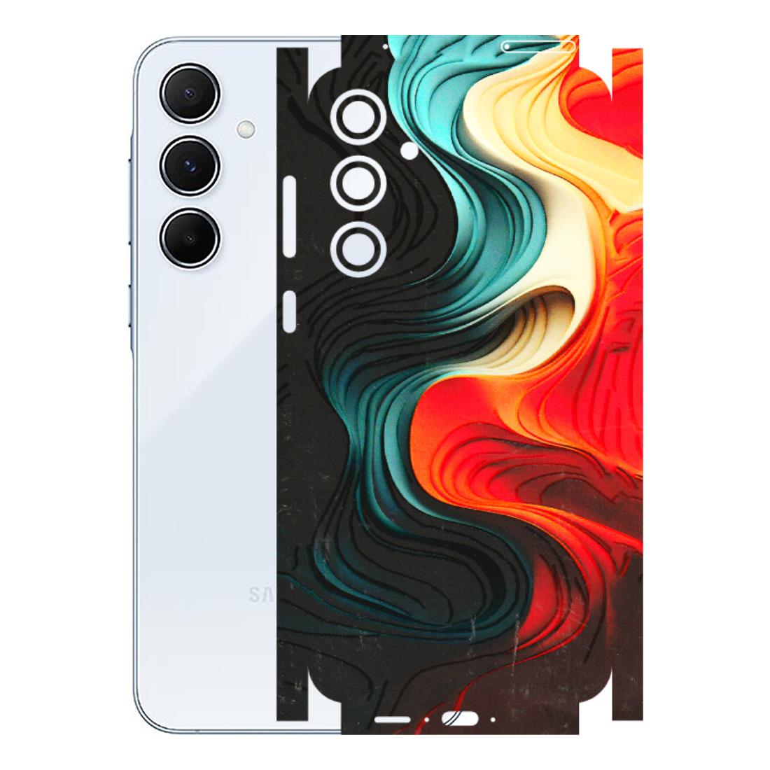 Samsung A/S Series Phone Skins (All Models) - The Silky Swirl - 3D Embossed Finish (L-240) Samsung Galaxy A55 (5G)