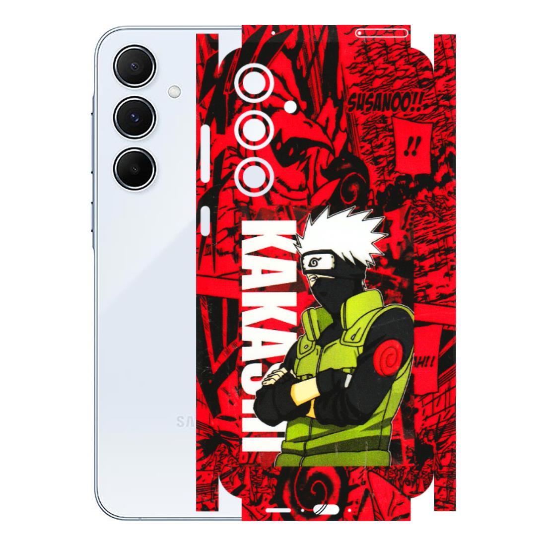 Samsung A/S Series Phone Skins (All Models) - Kakashi Red Anime - 3D Embossed Finish (L-251) Samsung Galaxy A55 (5G)