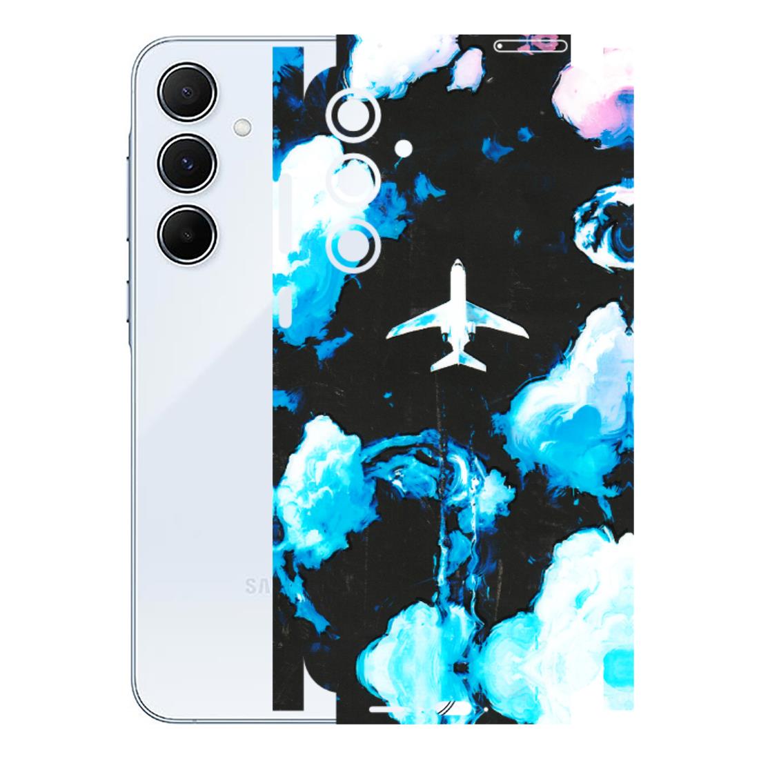 Samsung A/S Series Phone Skins (All Models) - Travel In Airline - 3D Embossed Finish (L-264) Samsung Galaxy A55 (5G)