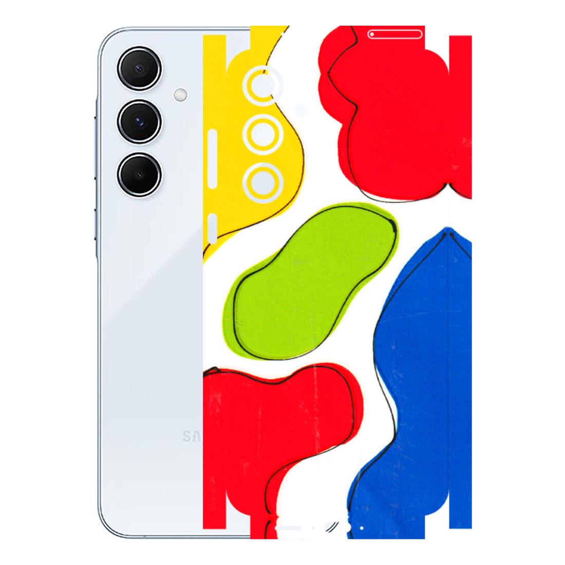 Samsung A/S Series Phone Skins (All Models) - RGB Colour Paint - 3D Embossed Finish (L-284) Samsung Galaxy A55 (5G)