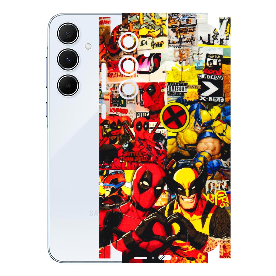Samsung A/S Series Phone Skins (All Models) - Spidy Wolverine - 3D Embossed Finish (L-310) Samsung Galaxy A55 (5G)