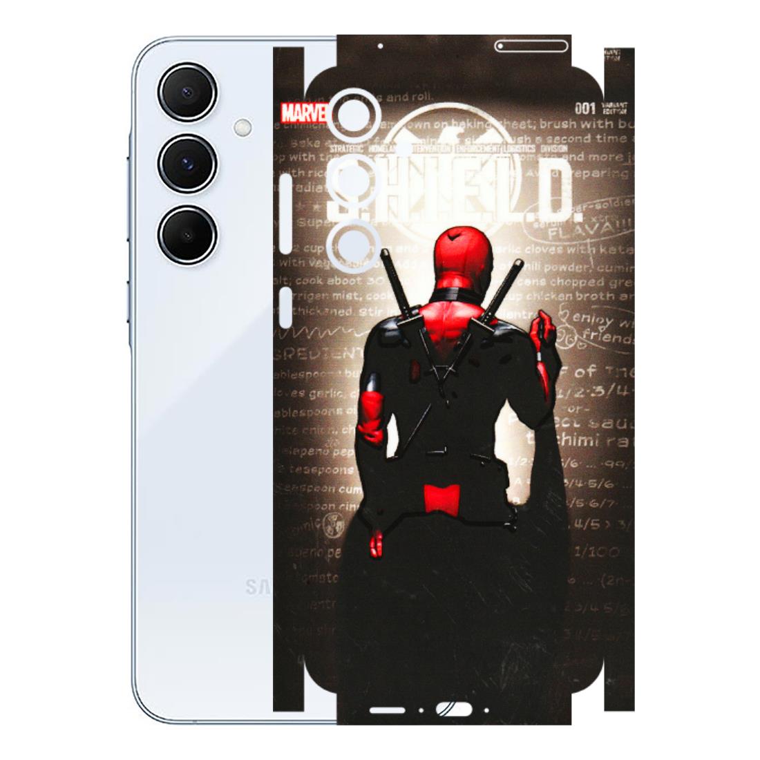 Samsung A/S Series Phone Skins (All Models) - Deadpool - 3D Embossed Finish (L-56) Samsung Galaxy A55 (5G)