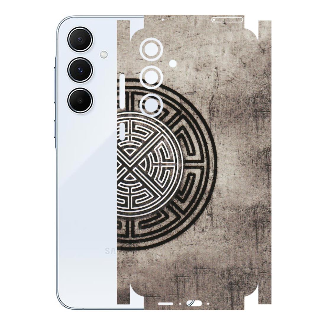 Samsung A/S Series Phone Skins (All Models) - Mysterious Circular Design - 3D Embossed Finish (L-63) Samsung Galaxy A55 (5G)