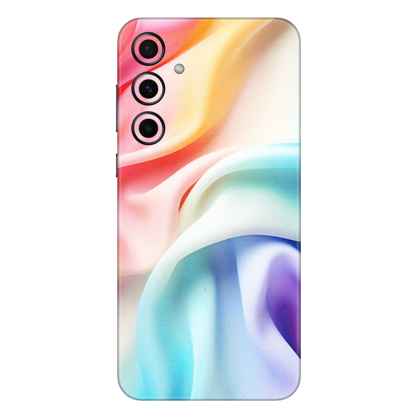 Samsung A/S Series Phone Skins (All Models) - Colourful Silk Cloth - Matte Finish (M-165) Samsung Galaxy A55 (5G)