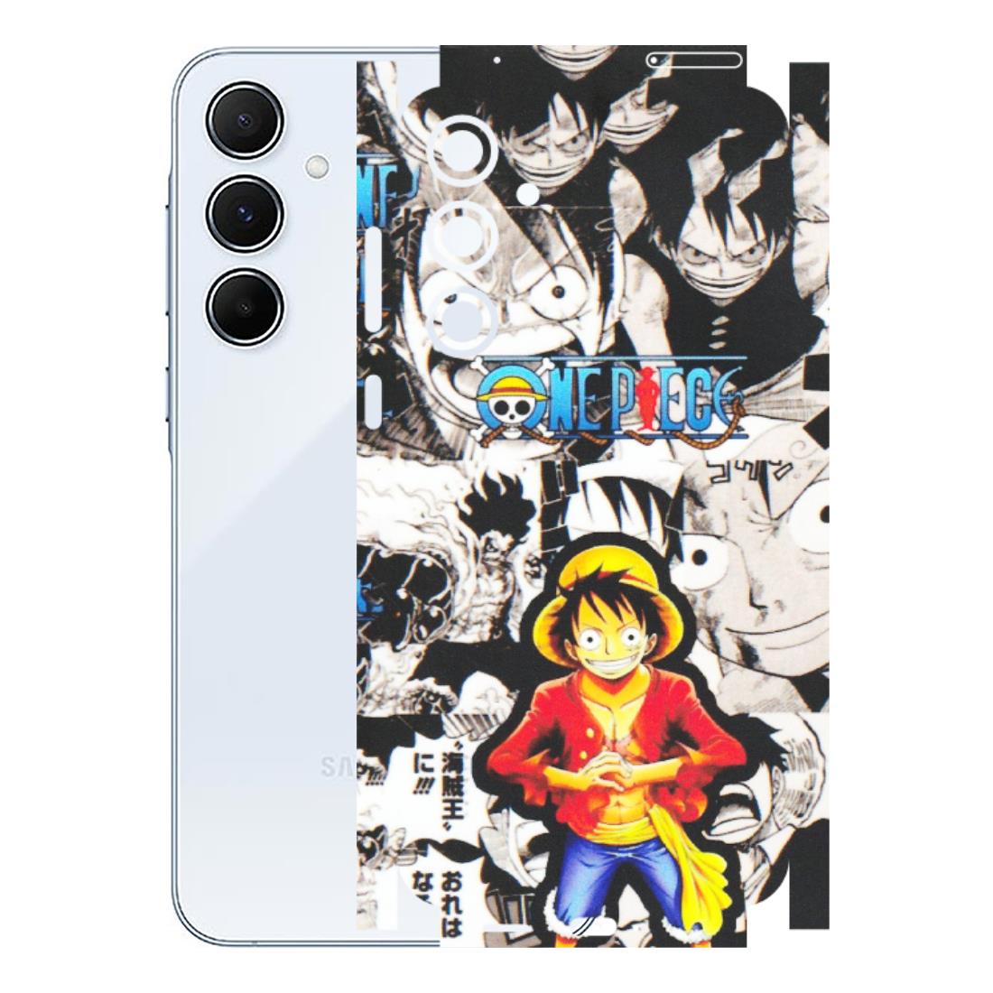 Samsung A/S Series Phone Skins (All Models) - One Piece B&W - Matte Finish (M-63) Samsung Galaxy A55 (5G)