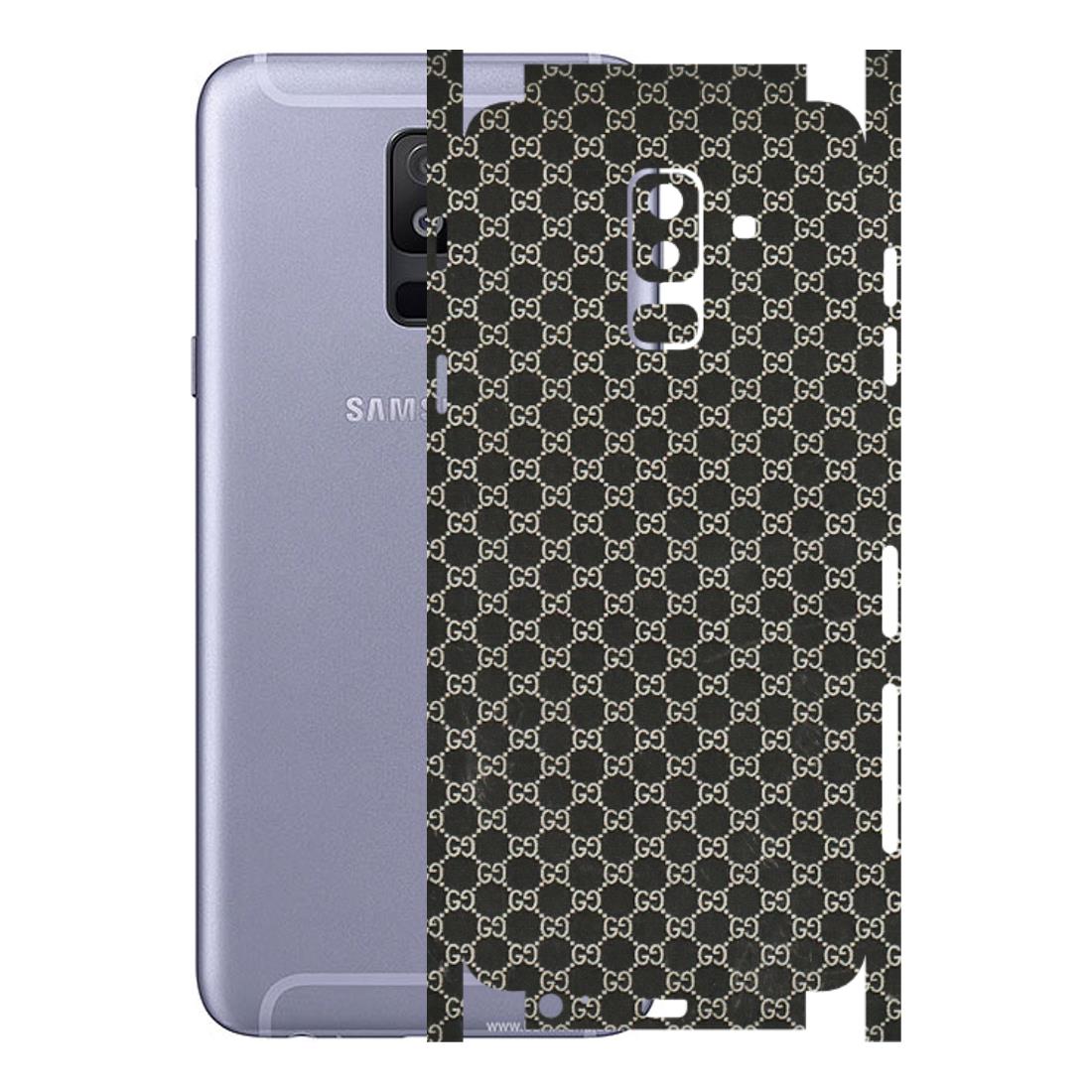 Samsung A/S Series Phone Skins (All Models) - Black G Print - 3D Embossed Finish (L-109) Samsung Galaxy A6 Plus 2018
