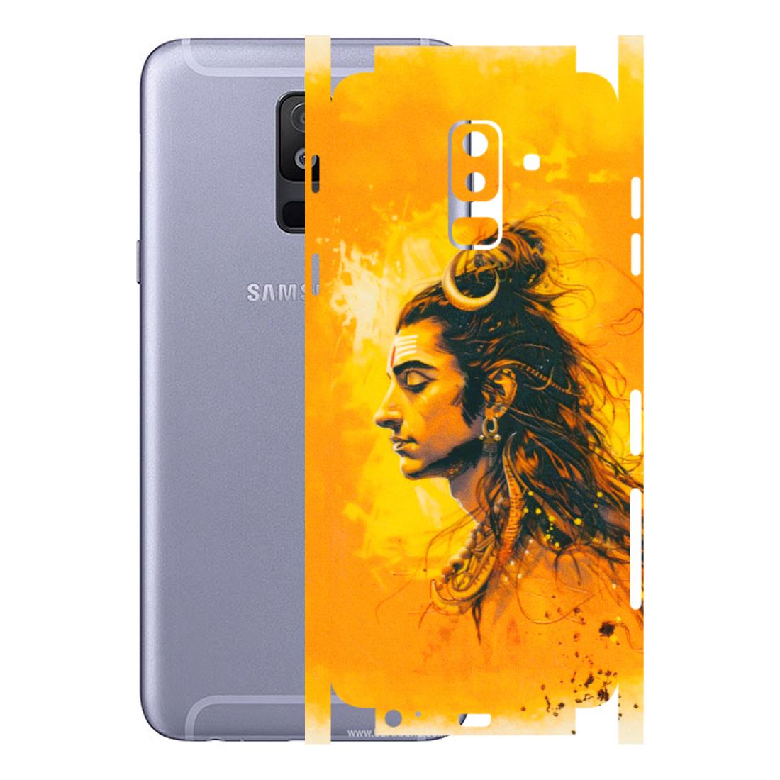 Samsung A/S Series Phone Skins (All Models) - Shiv Shakti - 3D Embossed Finish (L-14) Samsung Galaxy A6 Plus 2018