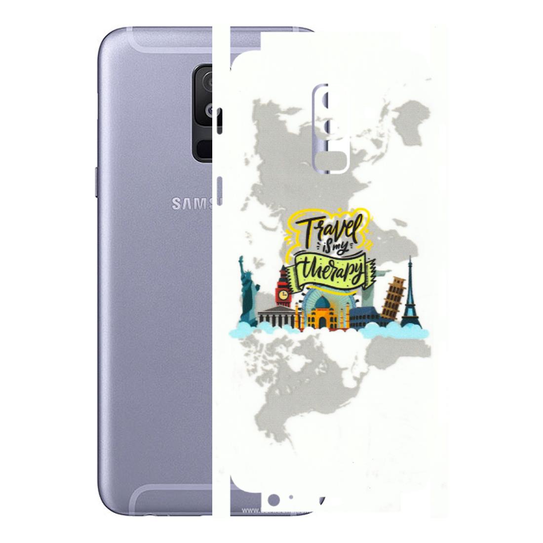 Samsung A/S Series Phone Skins (All Models) - Travel Therapy - 3D Embossed Finish (L-199) Samsung Galaxy A6 Plus 2018